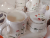 ست سه تکه چایخوری سرامیکی طرحدار