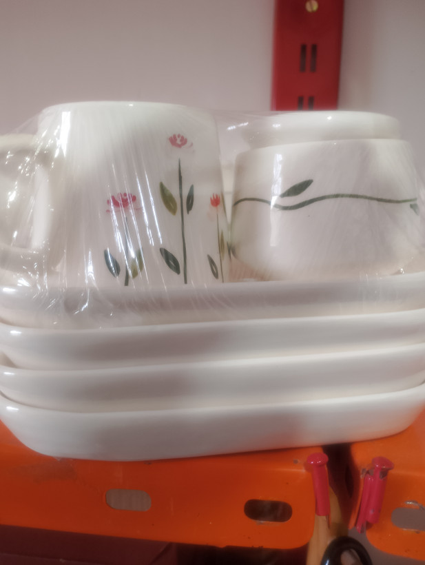 ست سه تکه چایخوری سرامیکی طرحدار