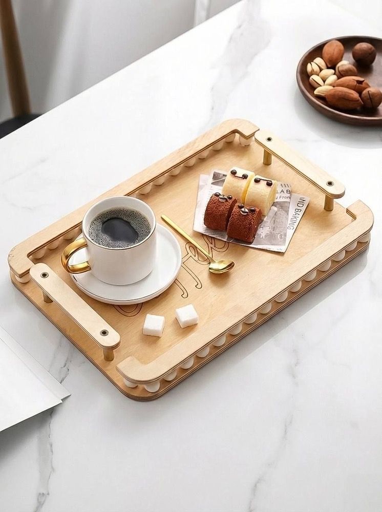 سینی چوبی مهره دار